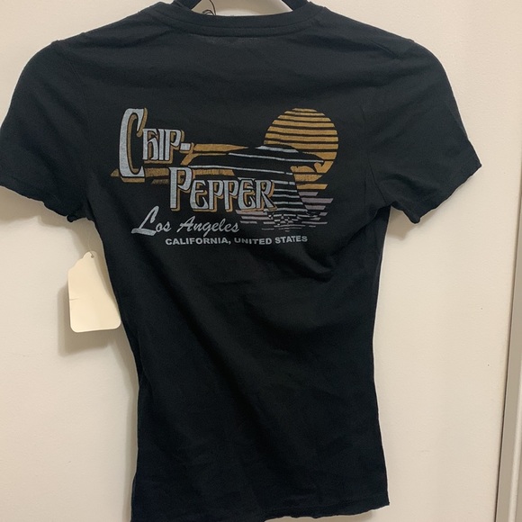 Chip and Pepper Women’s Black T shirt size XS NWT - Picture 2 of 5